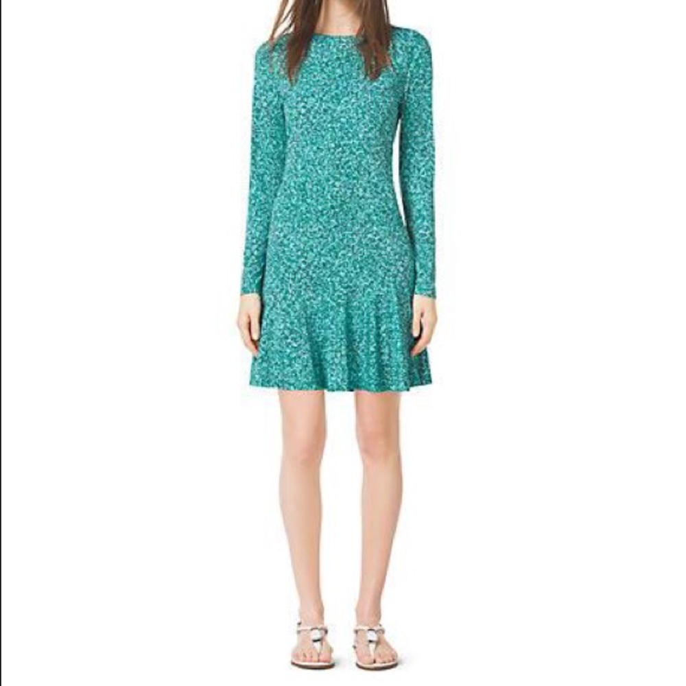 MICHAEL Michael Kors Small Rain-Print Jersey Dress